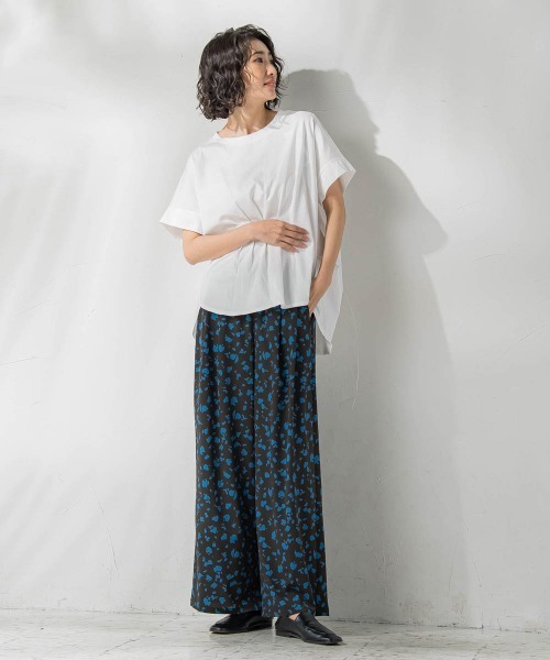 「la.f…」 半袖カットソー 9号 ブラック レディース_画像5