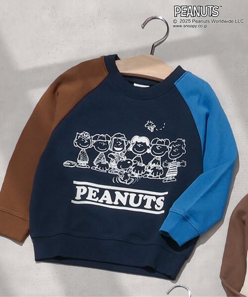 PEANUTS トレーナー PEANUTSコラボ ラグラントレーナー キッズ 子供服