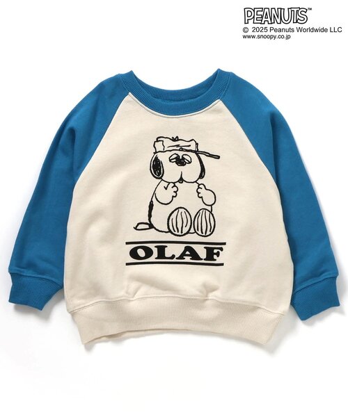 PEANUTS トレーナー PEANUTSコラボ ラグラントレーナー キッズ 子供服