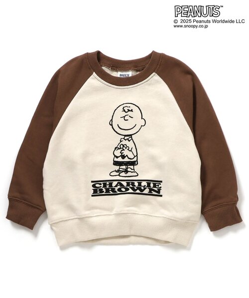 PEANUTS トレーナー PEANUTSコラボ ラグラントレーナー キッズ 子供服