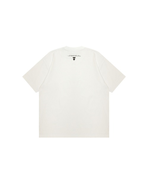 「AAPE BY A BATHING APE」 半袖Tシャツ LARGE ホワイト メンズ_画像3