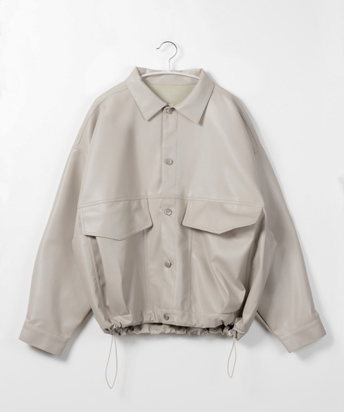 「me+em select」 ジャケット MEDIUM ベージュ レディース_画像8