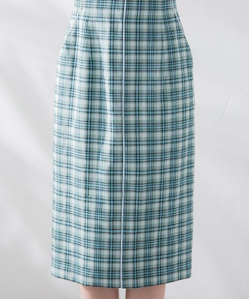 「QUEENS COURT」 タイトスカート S グリーン レディース_画像2