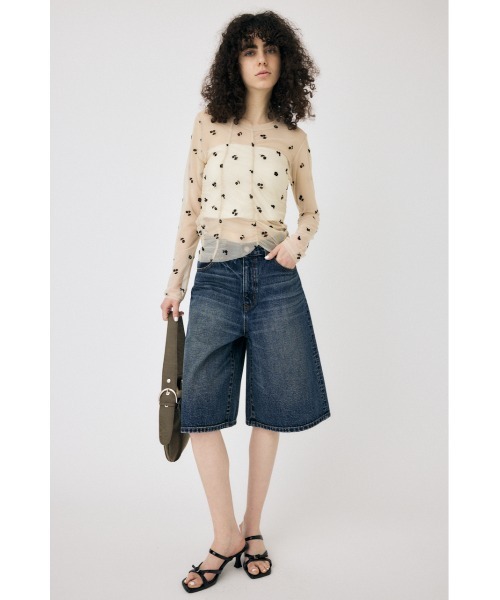 ルーニィ新品紙タグ付き⭐️洗える❗️ツイード調バミューダパンツハーフパンツ バミューダパンツのおすすめ人気商品一覧 通販 - Yahoo!ショッピング