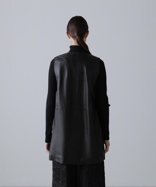 ADORE（アドーア） ジャケット ノーカラージャケット ゴートレザー