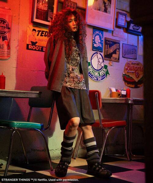 Green Parks（グリーンパークス） レッグウォーマー STRANGER THINGS