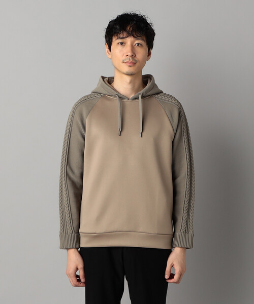 COMME CA MEN（コムサメン） パーカー ニットコンビ プルオーバー