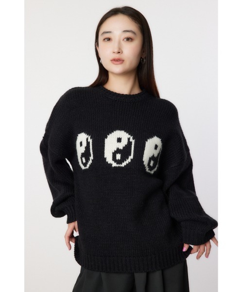 「RODEO CROWNS WIDE BOWL」 長袖ニット FREE ブラック レディース_画像2