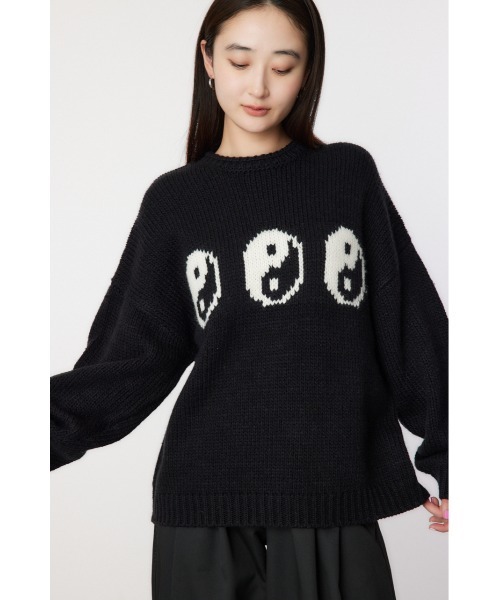 「RODEO CROWNS WIDE BOWL」 長袖ニット FREE ブラック レディース_画像3