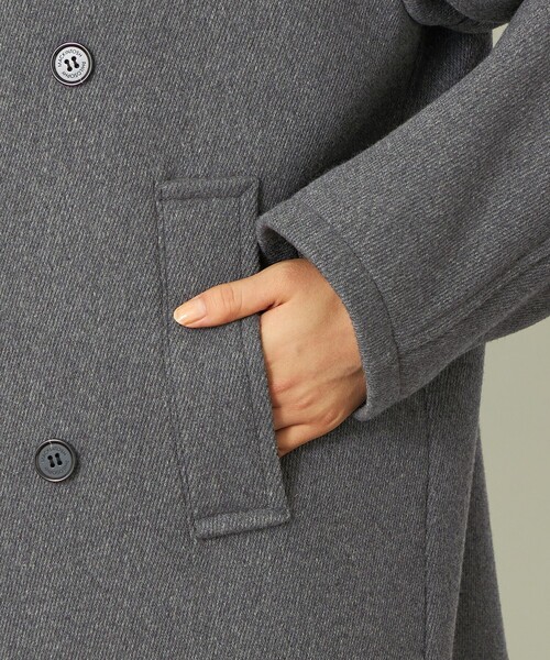 美品✨ マッキントッシュフィロソフィー 36 シングルピーコート ダークグレー MACKINTOSH PHILOSOPHY（マッキントッシュフィロソフィー） ピーコート