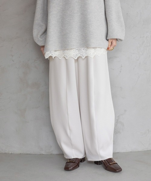 ajukunページ A part by（アパートバイ） スラックス パンツ 「Sサイズ展開