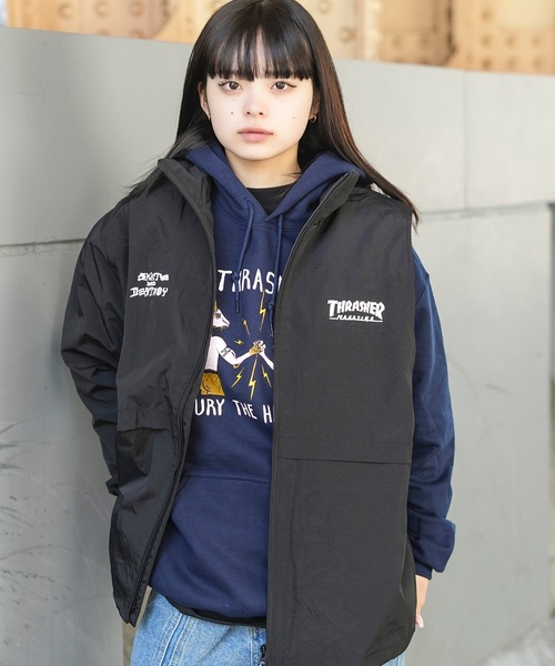 THRASHER（スラッシャー） ブルゾン MEDIUM ブラック メンズ