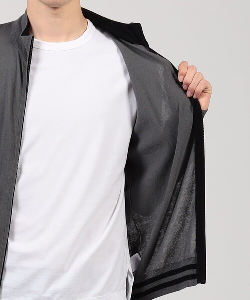 「JAMES PERSE」 ニットカーディガン 3 ライトブルー メンズ_画像6