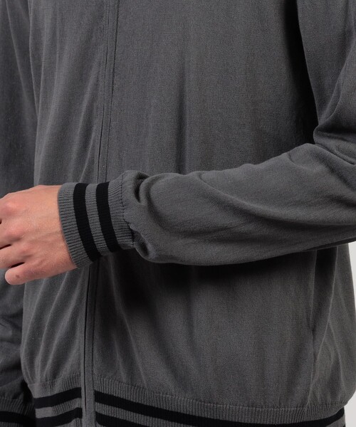 「JAMES PERSE」 ニットカーディガン 3 ライトブルー メンズ_画像8