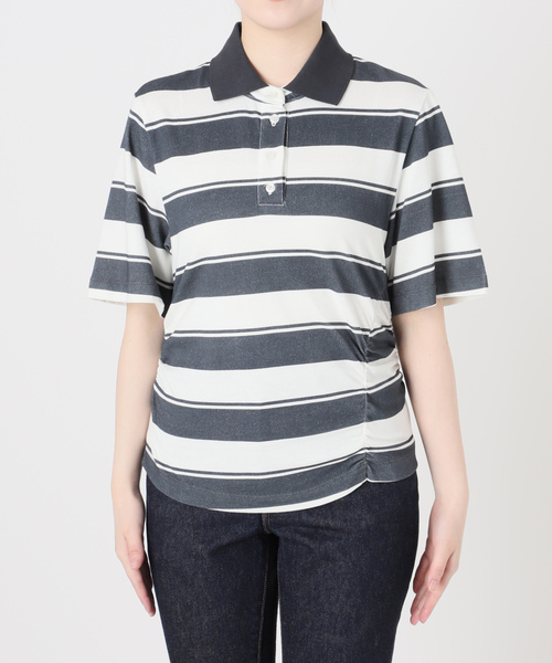 「BAUM UND PFERDGARTEN」 半袖ポロシャツ SMALL ネイビー レディース_画像8