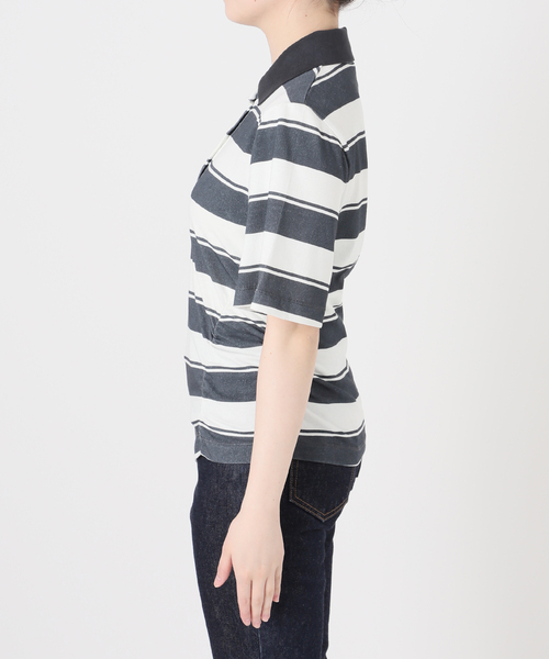 「BAUM UND PFERDGARTEN」 半袖ポロシャツ SMALL ネイビー レディース_画像9