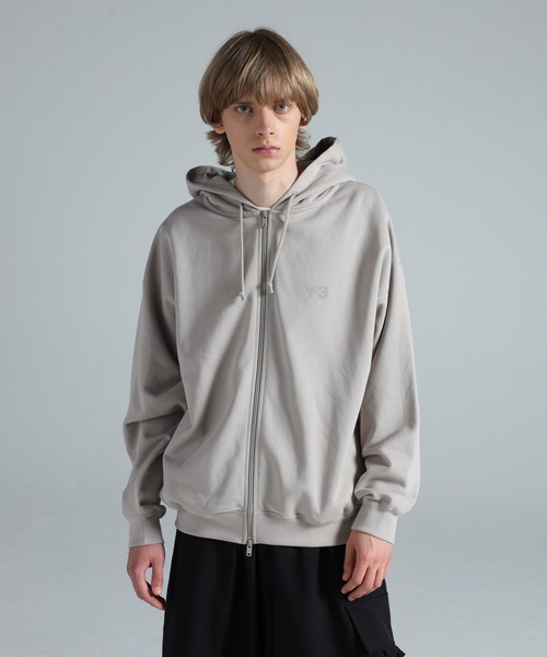 Y-3 パーカー BRUSHED TERRY ZIP HOODIE メンズ レディース : ZOZOTOWN