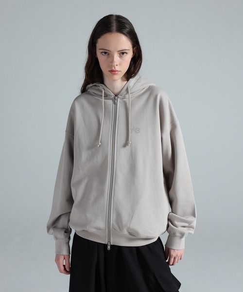 パーカー Y-3 BRUSHED TERRY ZIP HOODIE メンズ レディースの画像