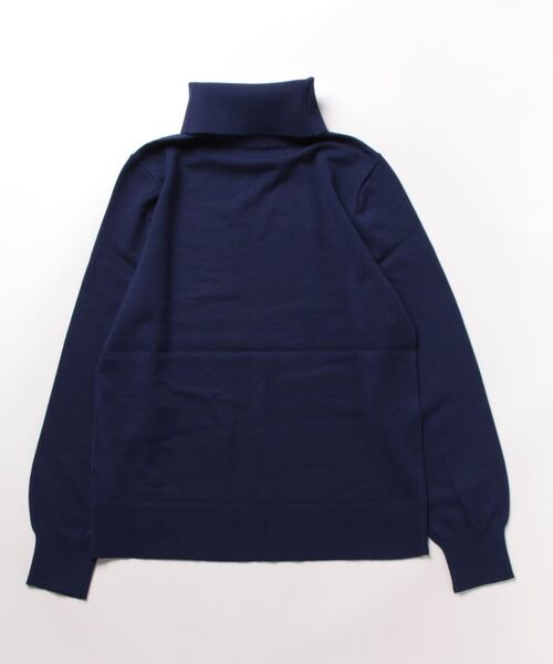 「STYLE DELI」 タートルネックニット M ネイビー レディース_画像2