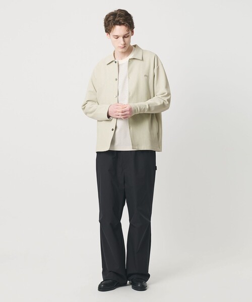 【LACOSTE ×BEAUTY&YOUTH】ワントーンシャツジャケット新品 BEAUTY&YOUTH UNITED ARROWS｜<LACOSTE for BEAUTY&YOUTH>ワントーン