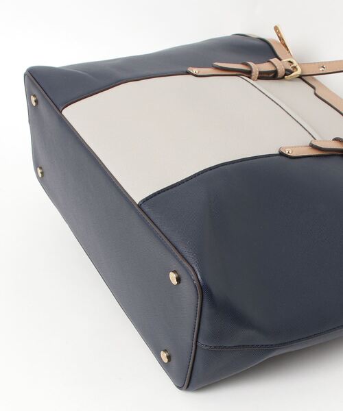 「& chouette」 トートバッグ - ネイビー レディース_画像3