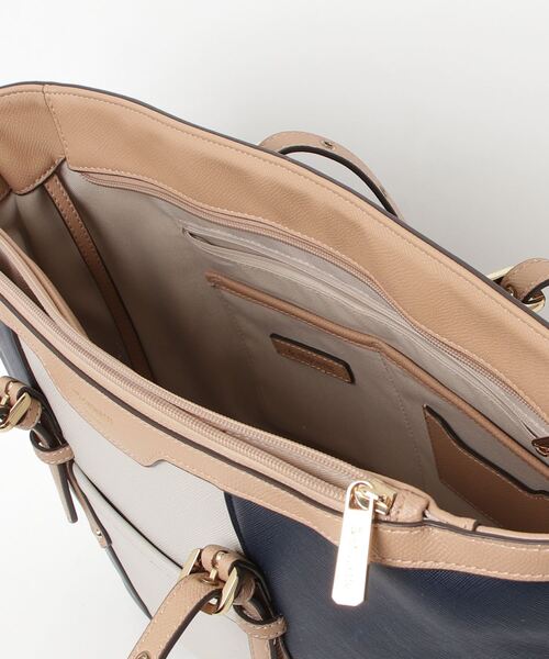 「& chouette」 トートバッグ - ネイビー レディース_画像4