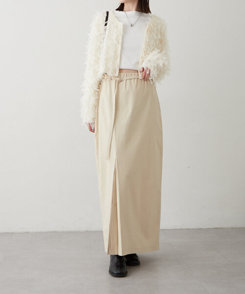 「mystic」 ロングスカート 2 ブラック レディース_画像2