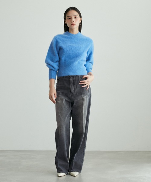 ADAM ET ROPE'（アダムエロペ） デニムパンツ 38 ブラック系その他