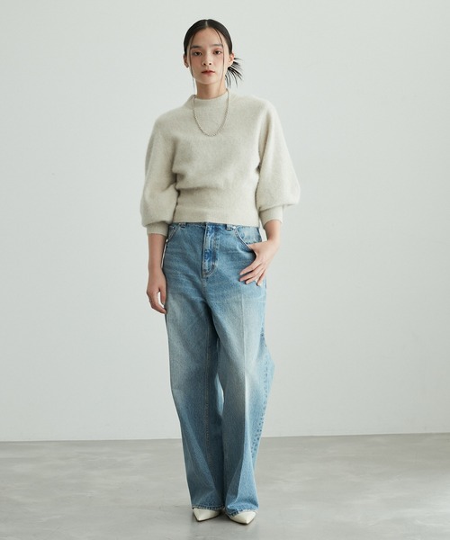 ADAM ET ROPE'（アダムエロペ） デニムパンツ 38 ブラック系その他