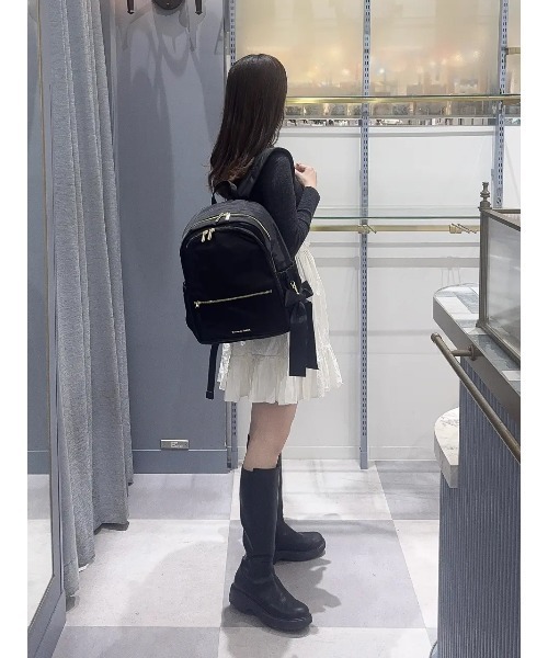 デイバック リュック 撥水加工ポケットリュック レディースの画像