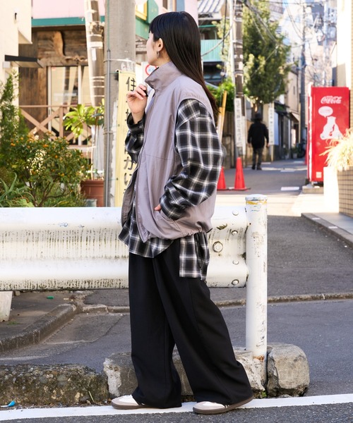 「CIAOPANIC TYPY」 ベスト MEDIUM チャコールグレー メンズ_画像9