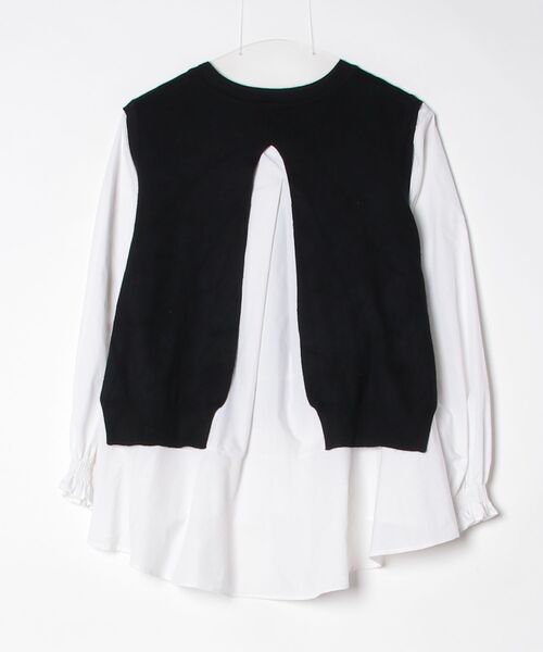 「Ehre style」 長袖ブラウス FREE ブラック レディース_画像2