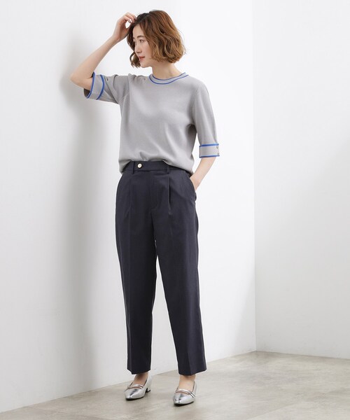grove（グローブ） パンツ 「ひんやり・洗濯機OK」きれい見えと快適さ