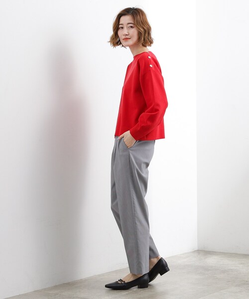 grove（グローブ） パンツ 「ひんやり・洗濯機OK」きれい見えと快適さ