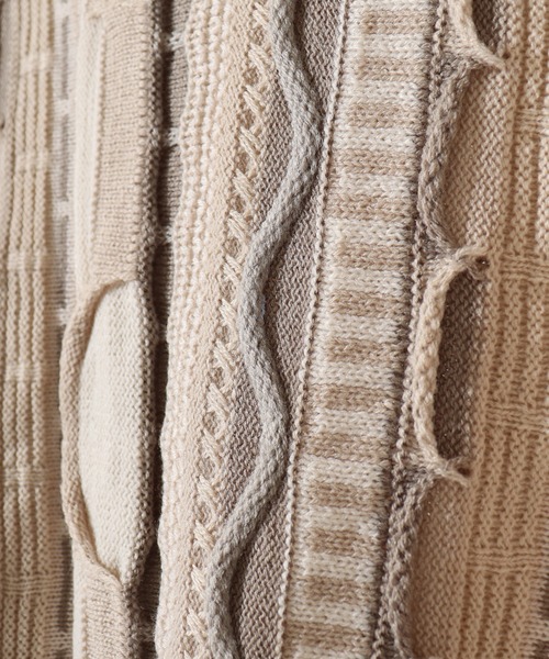 「FUNALIVE」 長袖ニット M ブルー メンズ_画像4