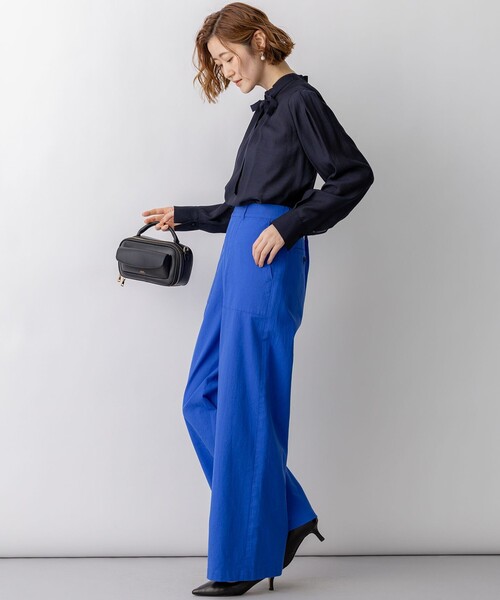 パンツ スラブツイルストレッチ ベイカーパンツ レディース : ZOZOTOWN 
