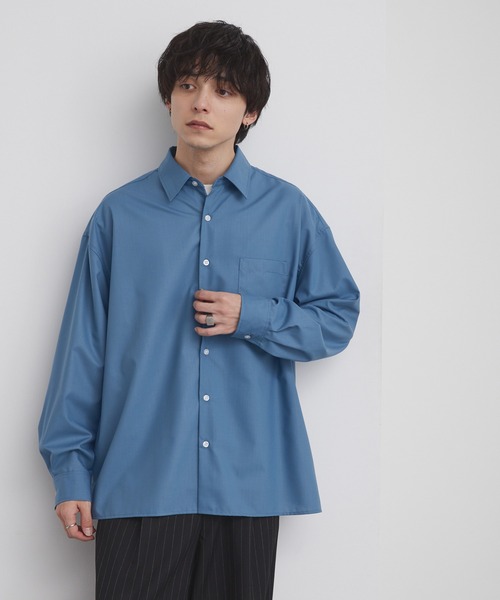 MONO-MART(モノマート) シャツ ライトTR フレンチフロント サイド MONO-MART(モノマート) シャツ ライトTR フレンチフロント サイド
