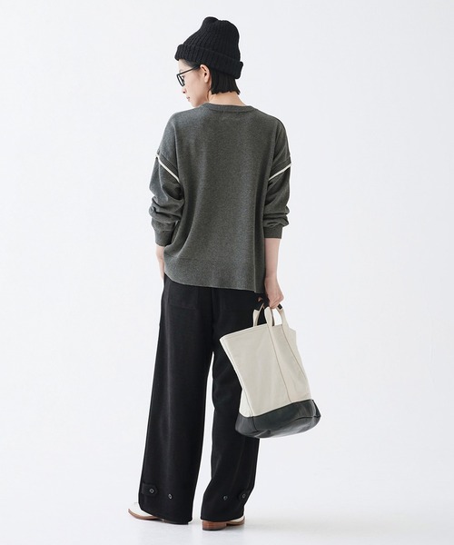 「Sunny clouds」 長袖ニット LARGE グリーン レディース_画像4
