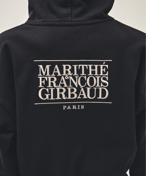 MARITHÉ FRANÇOIS GIRBAUD ブラックパーカー Sサイズ MARITHE + FRANCOIS GIRBAUD（マリテフランソワジルボー） パーカー