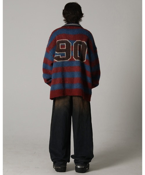 「MASONPRINCE」 長袖ニット X-LARGE レッド系その他 メンズ_8