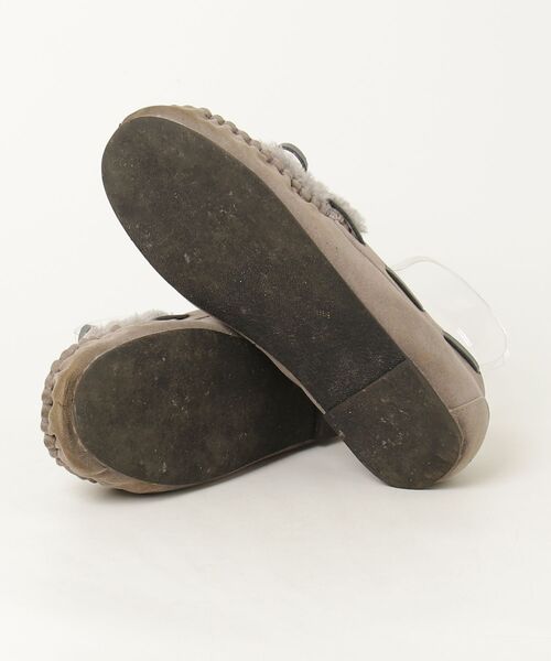 「RiiiKa」 モカシンシューズ S グレー レディース_画像3