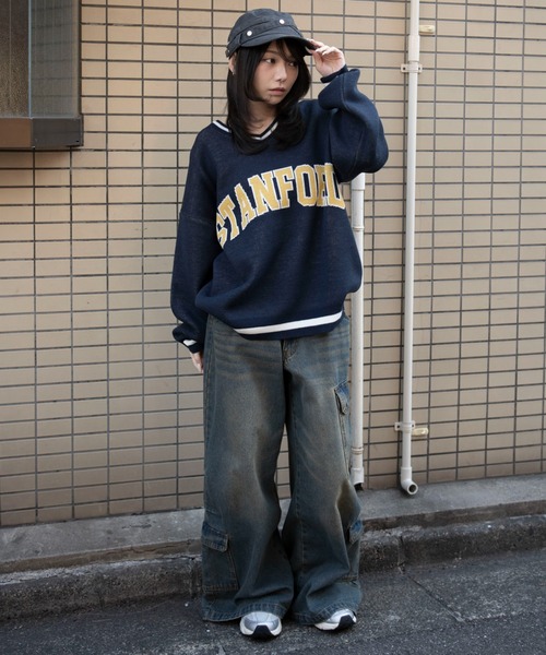 WEGO（ウィゴー） ニット セーター WEGO/「26年春夏新作」Vネック