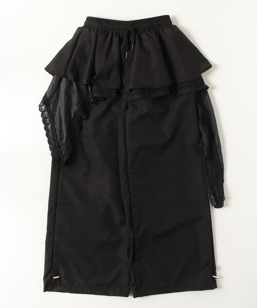6日限定SALE新品28600円エムズグレイシー♥️サイドリボン付パンツ 貴島明日香さん着用・ひんやり】ラクさも美しさも、イージーパンツ