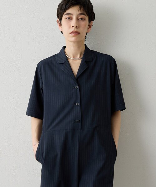 THE PAUSE オールインワン 「THE PAUSE」ストライプカイキンジャンプ