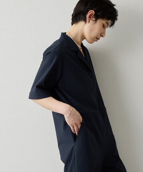 THE PAUSE オールインワン 「THE PAUSE」ストライプカイキンジャンプ