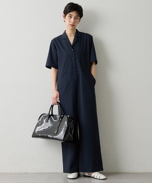 THE PAUSE オールインワン 「THE PAUSE」ストライプカイキンジャンプ
