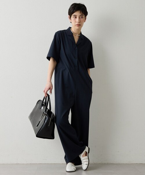 THE PAUSE オールインワン 「THE PAUSE」ストライプカイキンジャンプ