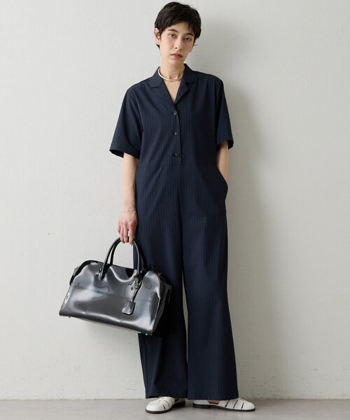 THE PAUSE オールインワン 「THE PAUSE」ストライプカイキンジャンプ