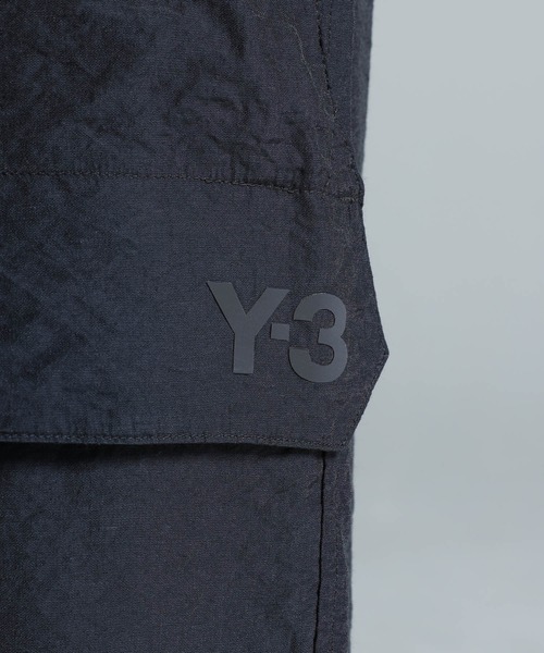 ワイドパンツ パンツ Y-3 CRINKLE VISCOSE SUSPENDER PANTS メンズ レディースの画像