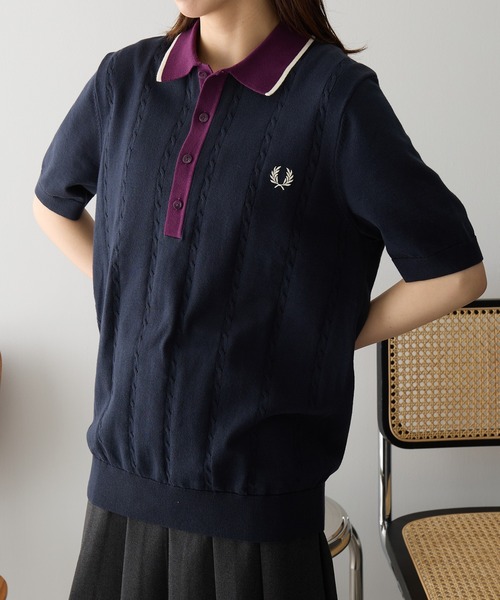 FRED PERRY（フレッドペリー） ポロシャツ ポロ 「FRED PERRY」CABLE